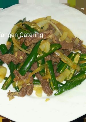 Foto resep Cah Daging Sapi Cabai Hijau