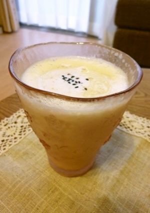A picture of 2-Ingredient Healthy Soy Milk Banana Smoothie.