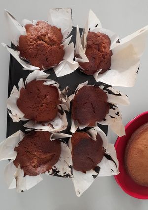 A picture of Chocolate - Lemon Muffins.