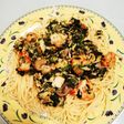 Revuelto con espagueti 🍤