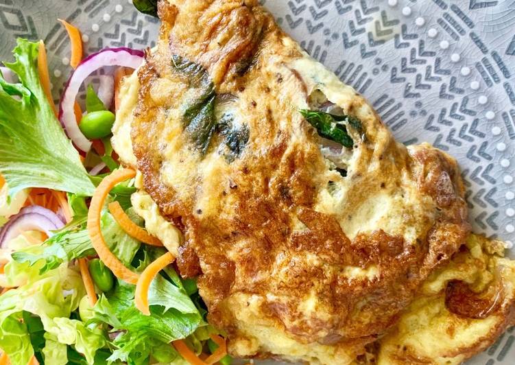 Recipe of Award-winning Thai crispy omelette (Khai Jeaw)