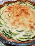 Quiche de zucchini y ricotta