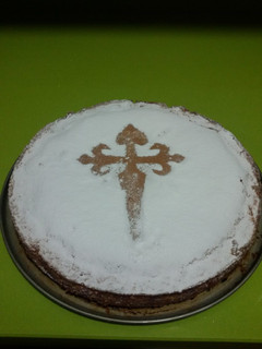 Una foto de Tarta de santiago con thermomix