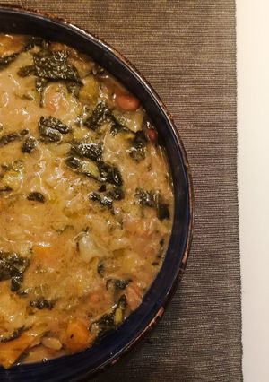 A picture of Tuscan Ribollita (Prato Style) 🍲.