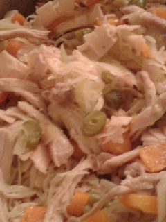 Una foto de Ensalada con pechuga de pollo