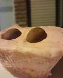 Postre helado de yogur