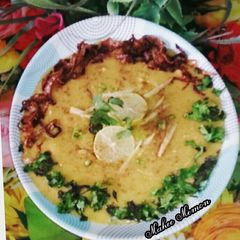 A picture of Special chicken Haleem.