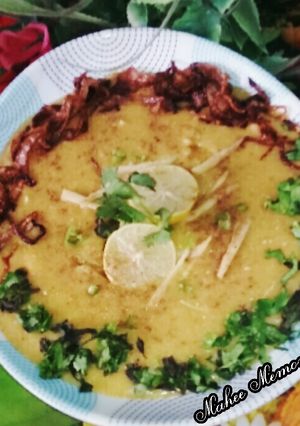 A picture of Special chicken Haleem.