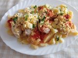 Merluza con patatas y pimentón