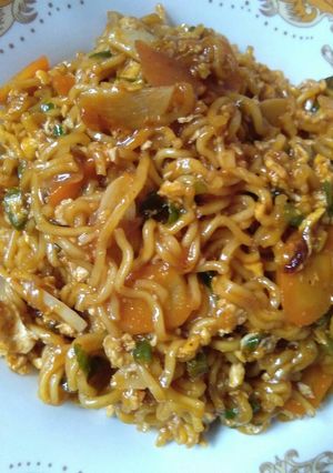 Foto resep Mie tektek pedas