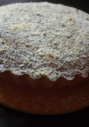صورة لوصفة كيك بالزبيب والمكسرات 🥧🥜