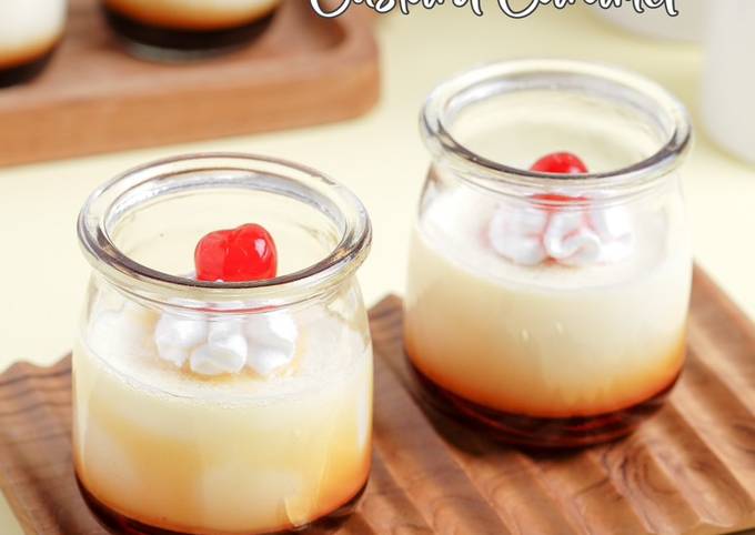 Resep Puding Custard Caramel Oleh Falunas Kitchen Cookpad