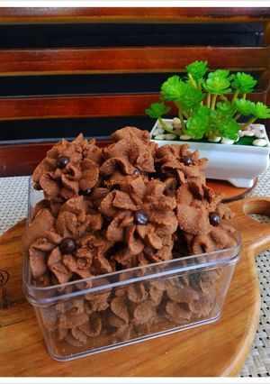 Foto resep Semprit Coklat Maizena 3 Bahan