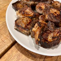 A picture of Air-fried Garam masala lamb chops 🐑.