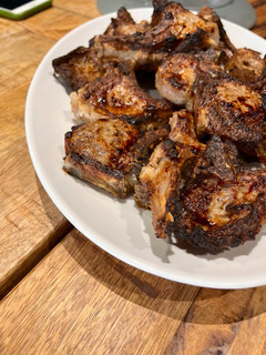 A picture of Air-fried Garam masala lamb chops 🐑.
