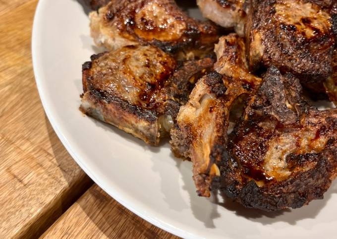 Air-fried Garam masala lamb chops 🐑 Recipe by Linda L. - Cookpad