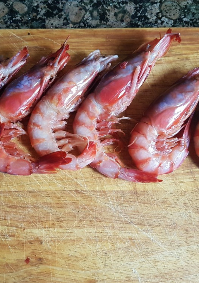 Una foto de Fumet de gamba roja