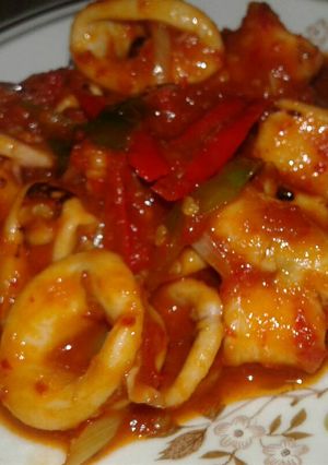 Foto resep Cumi Asam Pedas Manis