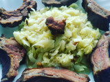 Repollo con costillas adobadas