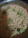 Espaguetti a la crema