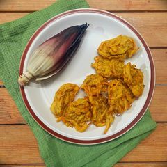 A picture of Banana Flower Fritters.