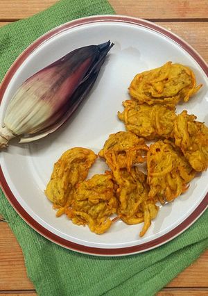 A picture of Banana Flower Fritters.