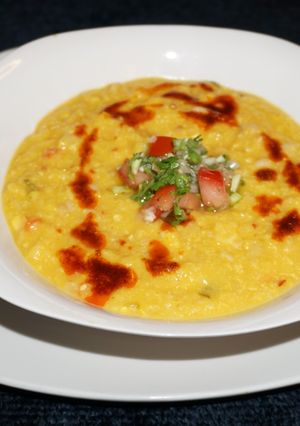 A picture of Porotos Granados with Mazamorra #2, Vegan. Jon Style.