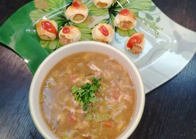 Simple Way to  Schezwan Soup