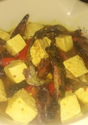 Foto resep Kuningan ikan tongkol+tahu 🐟