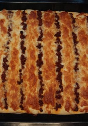 عکسی از دستور نان پیتزایی 🍕