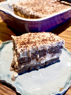 Una foto de Tiramisú de Baileys salted caramel