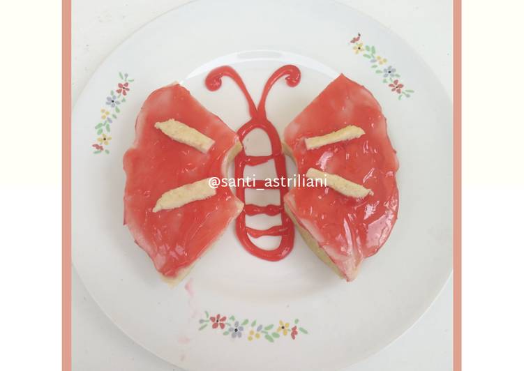 Resep Strawberry Cheese Cake Simpel (no Mixer no oven), Lezat