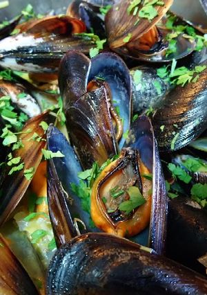 Una foto de Mejillones al vino blanco. Bychusmi