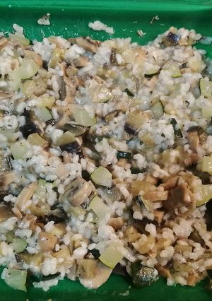 Una foto de Risotto de verduras (Lékué)