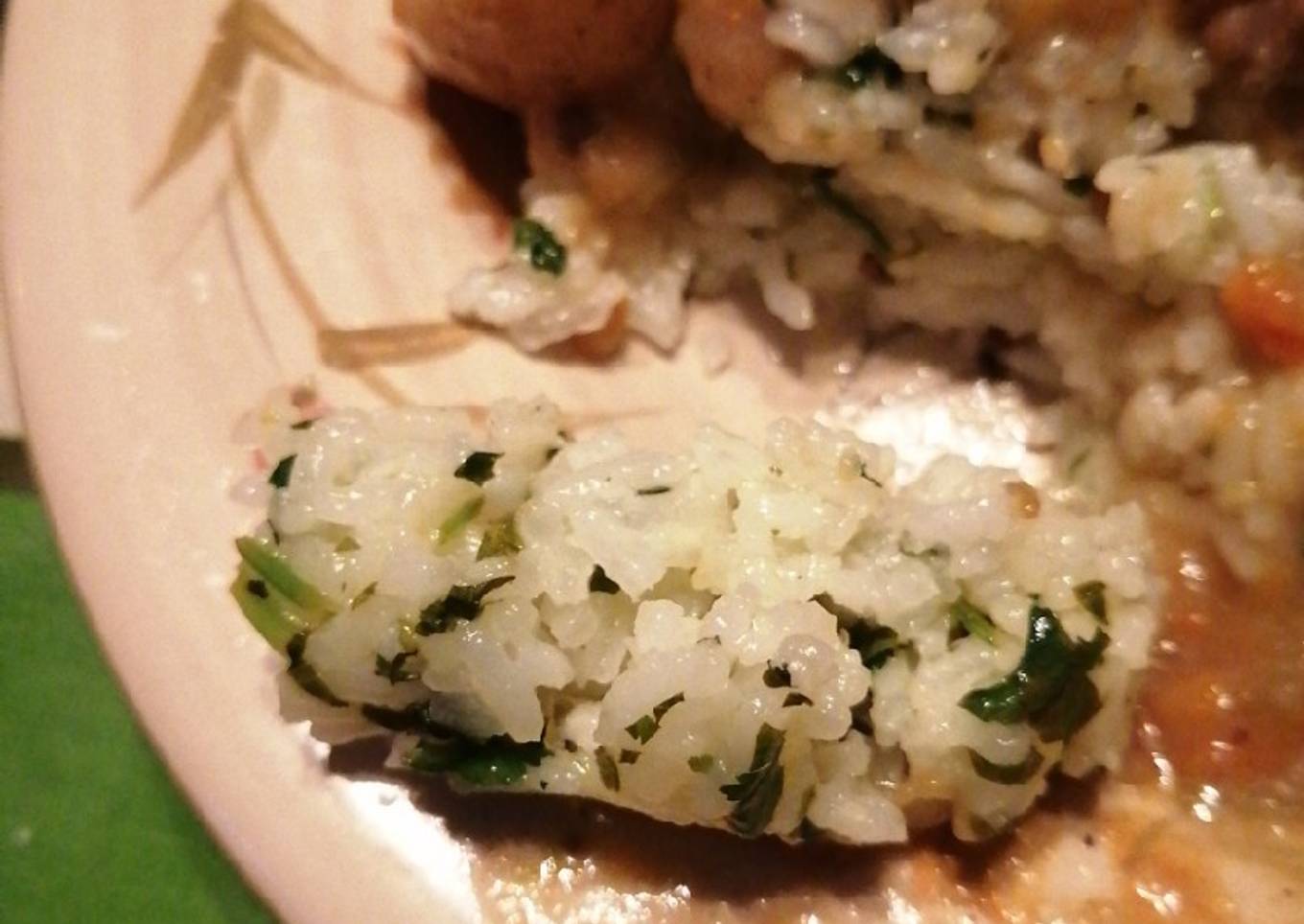Lemon cilantro rice