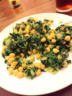 Foto principal de Espinacas con garbanzos