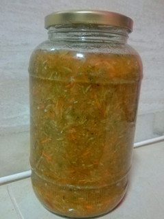 عکسی از دستور ترشی هفت میوه