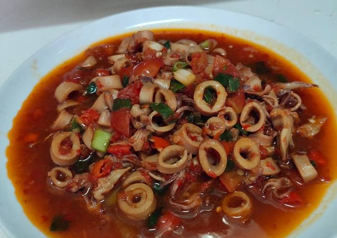 Mudah Banget Memasak Resep Cumi Pedas Saus Tiram