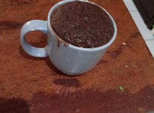 Foto de Bolo de caneca de chocolate. 🍫 (microondas)