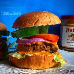 A picture of Spicy Black Chana Burger.