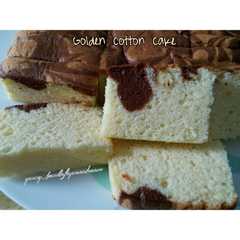 A picture of Golden Cotton Cake.