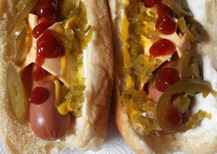 Recipe of Super Quick Homemade The Flavourful Hotdog