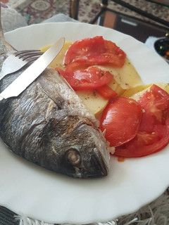 Una foto de Dorada al horno