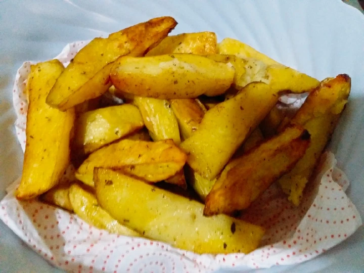 Recipe Spicy potato wedges which Delicious