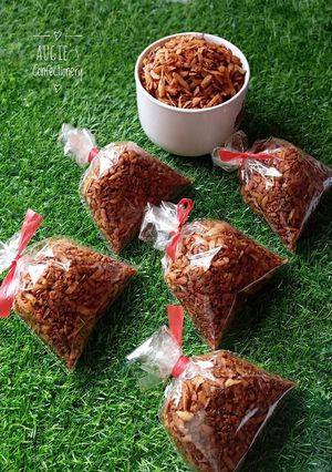 A picture of Coconut flakes(Kwakumeti).