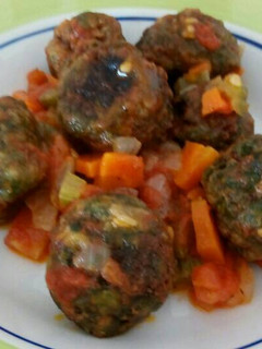 Una foto de Albóndigas de acelgas