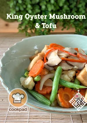 Gambar King Oyster Mushroom & Tofu
