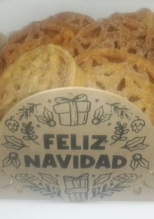 Una foto de Buñuelos de viento también conocidos como buñuelos de molde