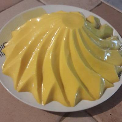 Gelatina cremosa de mango Receta de Norma Matiano- Cookpad