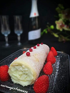 Una foto de Brazo de gitano de crema